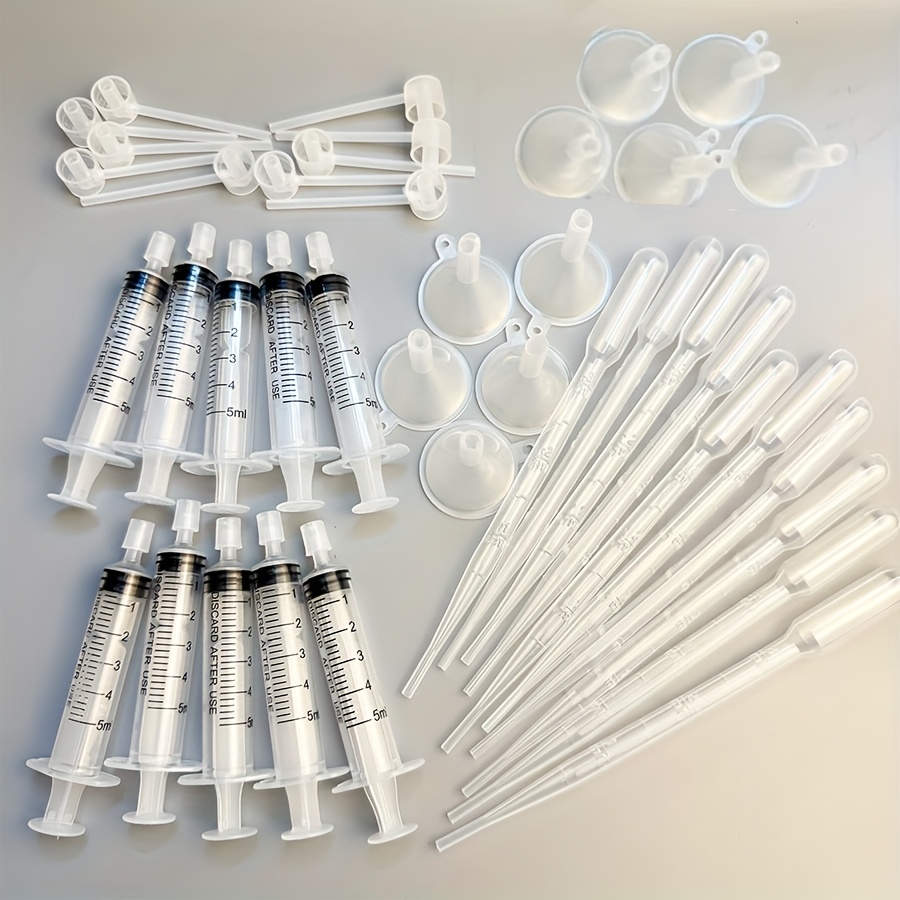 Perfume Fragrance Ingredients - 40-piece perfume refill set: funnel, dropper,