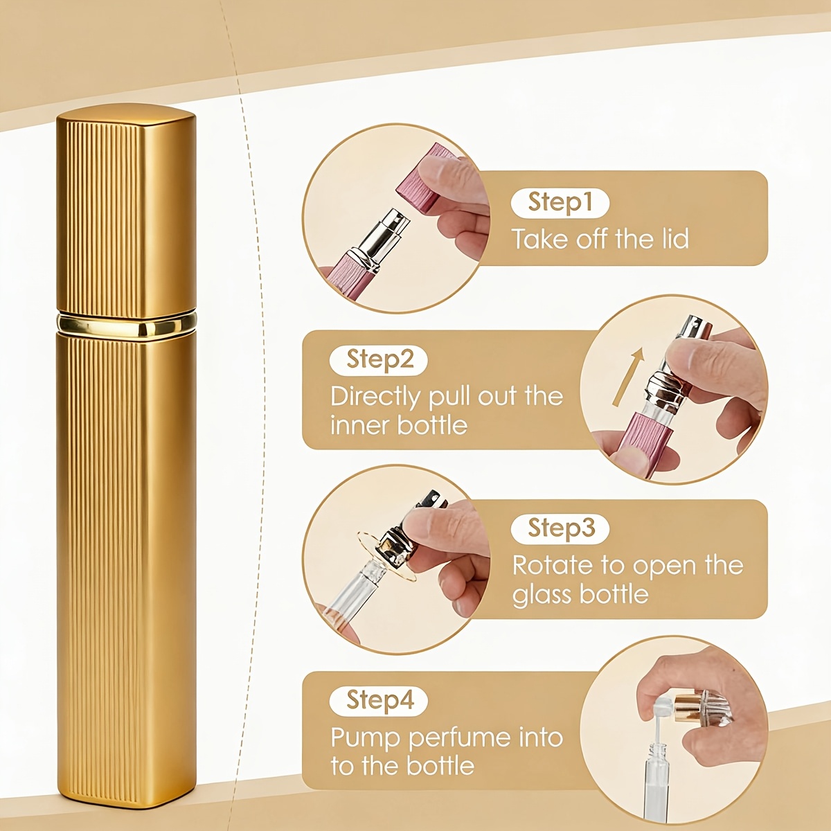 2-Piece Set, 12ml Refillable P - đánh giá và giá Perfume Fragrance Ingredients